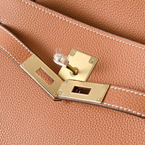 1:1 Replica Hermes Kelly Messenger shoulder bag brown Knockoff