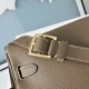 1:1 Replica Tote bag Hermès Kelly Messenger Shoulder Bag Gray Knockoff