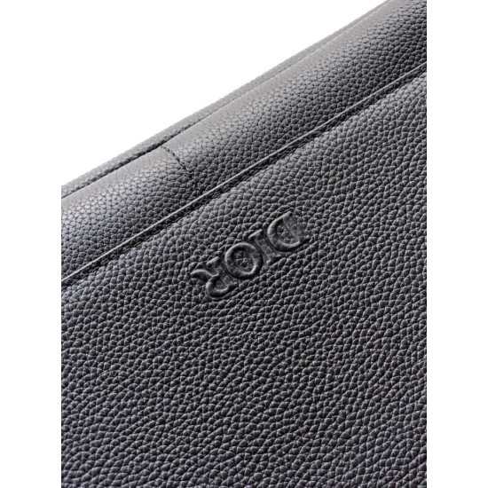 AAA Replica Dior Privé Messenger Shoulder Bag with Flap Black 1:1 Replica Dior Privé Messenger Shoulder Bag with Flap Black Knockoff