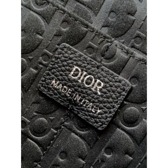 AAA Replica Dior Privé Messenger Shoulder Bag with Flap Black 1:1 Replica Dior Privé Messenger Shoulder Bag with Flap Black Knockoff