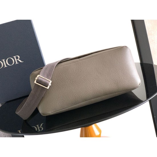 AAA Replica Dior Privé Messenger Shoulder Bag with Flap Gray 1:1 Replica Dior Privé Messenger Shoulder Bag with Flap Gray Knockoff