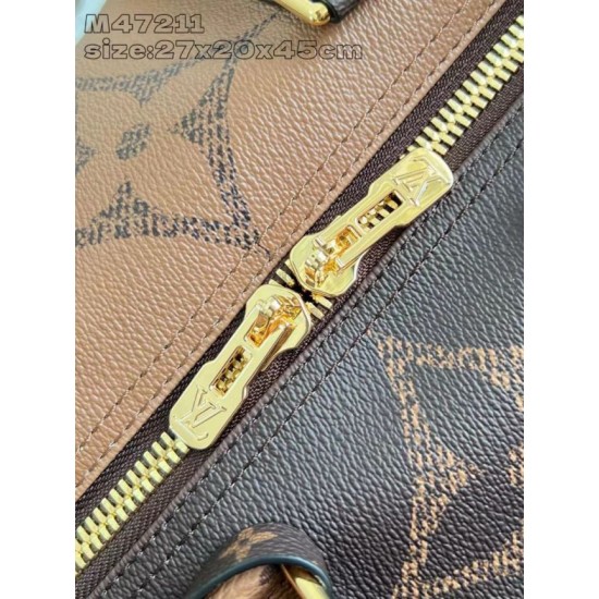 AAA Replica LV Keepall Bandoulière 45 M47211 Monogram Giant 1:1 Replica LV Keepall Bandoulière 45 M47211 Monogram Giant Knockoff