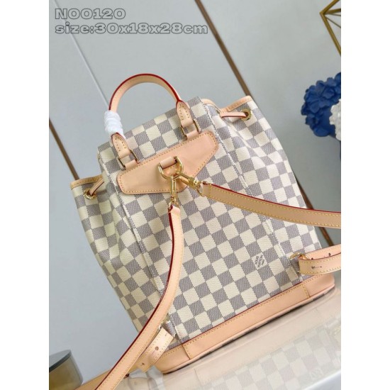 AAA Replica Louis Vuitton Backpack N00120 Montsouris PM Beige 1:1 Replica Louis Vuitton Backpack N00120 Montsouris PM Beige Knockoff