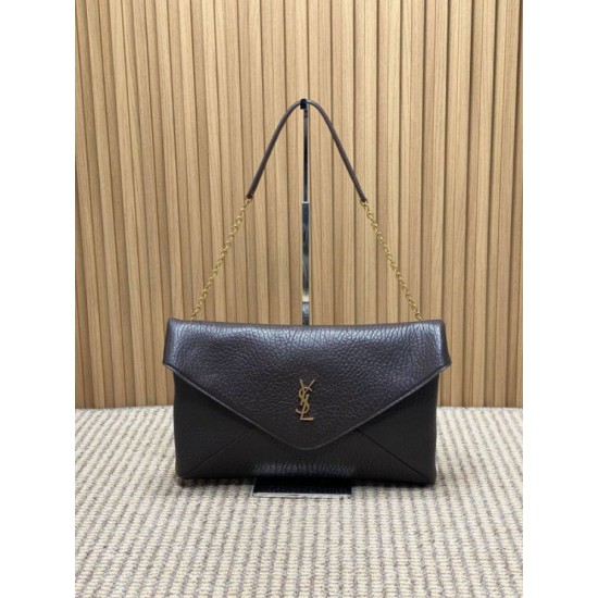 AAA Replica YSL Saint Laurent Cassandre Large Envelope Bag with Chain Claret 1:1 Replica YSL Saint Laurent Cassandre Large Envelope Bag with Chain Claret Knockoff