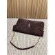 AAA Replica YSL Saint Laurent Cassandre Large Envelope Bag with Chain Brown Suede 1:1 Replica YSL Saint Laurent Cassandre Large Envelope Bag with Chain Brown Suede Knockoff