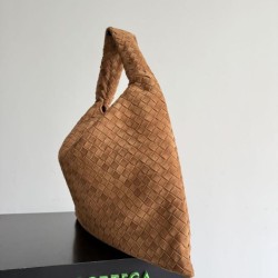 AAA Replica Bottega Veneta Large Hop Shoulder Bag Brown Suede 1:1 Replica Bottega Veneta Large Hop Shoulder Bag Brown Suede Knockoff