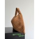 1:1 Replica Bottega Veneta Large Hop Shoulder Bag Brown Suede Knockoff