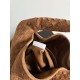 1:1 Replica Bottega Veneta Large Hop Shoulder Bag Brown Suede Knockoff