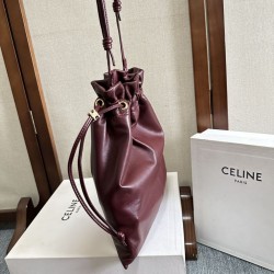 1:1 Replica Celine Crystal Small Hobo Bag Brown Knockoff