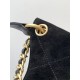 AAA Replica Chanel 26C Maxi Hobo Hippie Bag AS5970 AS5978 Black Suede 1:1 Replica Chanel 26C Maxi Hobo Hippie Bag AS5970 AS5978 Black Suede Knockoff