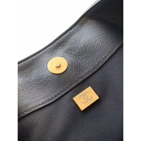 AAA Replica Chanel 26C Maxi Hobo Hippie Bag AS5970 AS5978 Black Suede 1:1 Replica Chanel 26C Maxi Hobo Hippie Bag AS5970 AS5978 Black Suede Knockoff