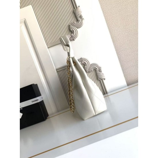 AAA Replica Chanel 26C Maxi Hobo Hippie Bag AS5970 AS5978 White 1:1 Replica Chanel 26C Maxi Hobo Hippie Bag AS5970 AS5978 White Knockoff