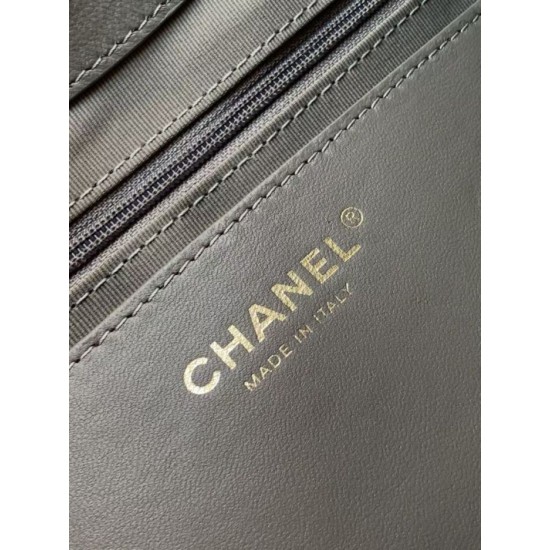 AAA Replica Chanel 26C Maxi Hobo Hippie Bag AS5970 AS5978 Gray Suede 1:1 Replica Chanel 26C Maxi Hobo Hippie Bag AS5970 AS5978 Gray Suede Knockoff