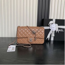 1:1 Replica Chanel AS5756 Mini Rectangular Flap Bag with Top Handle Caramel Knockoff
