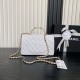 1:1 Replica Chanel Small Chain Shoulder Bag with Top Handle White AS5702 Knockoff