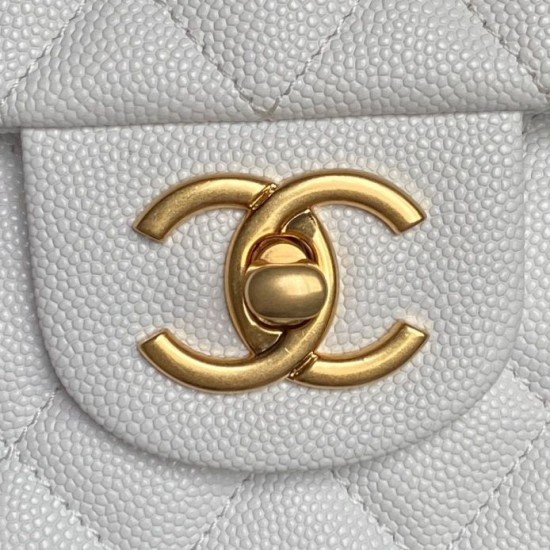 1:1 Replica Chanel Small Chain Shoulder Bag with Top Handle White AS5702 Knockoff