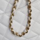 1:1 Replica Chanel Small Chain Shoulder Bag with Top Handle White AS5702 Knockoff
