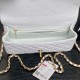1:1 Replica Chanel Small Chain Shoulder Bag with Top Handle White AS5702 Knockoff