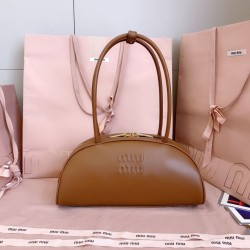 1:1 Replica Miu Miu Beau Cognac Brown 5BB193 Handbags Brown 5BB193 Knockoff