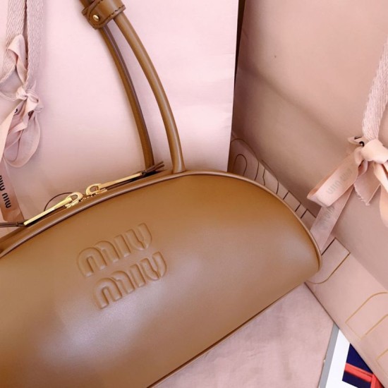 AAA Replica Miu Miu Beau Cognac Brown 5BB193 Handbags Brown 5BB193 1:1 Replica Miu Miu Beau Cognac Brown 5BB193 Handbags Brown 5BB193 Knockoff