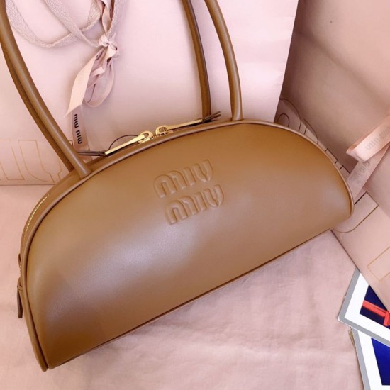 AAA Replica Miu Miu Beau Cognac Brown 5BB193 Handbags Brown 5BB193 1:1 Replica Miu Miu Beau Cognac Brown 5BB193 Handbags Brown 5BB193 Knockoff
