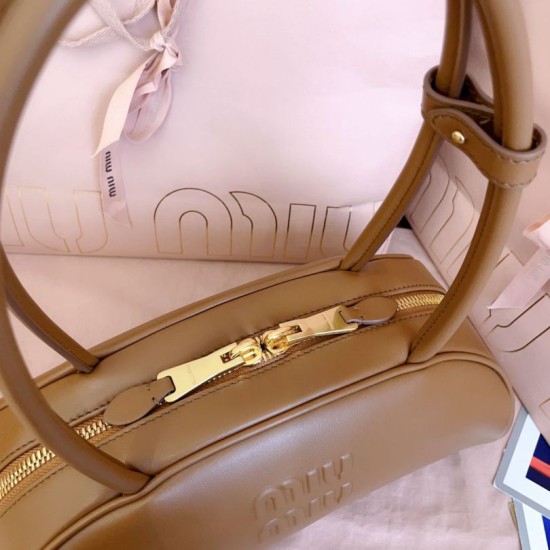 AAA Replica Miu Miu Beau Cognac Brown 5BB193 Handbags Brown 5BB193 1:1 Replica Miu Miu Beau Cognac Brown 5BB193 Handbags Brown 5BB193 Knockoff