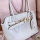AAA Replica Miu Miu Adventure Nappa Tote Bag White 5BA292 1:1 Replica Miu Miu Adventure Nappa Tote Bag White 5BA292 Knockoff