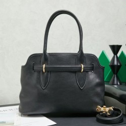AAA Replica Miu Miu Tote Bags Adventure Nappa Leather 5BA292 Black 1:1 Replica Miu Miu Tote Bags Adventure Nappa Leather 5BA292 Black Knockoff