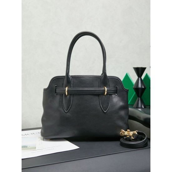 AAA Replica Miu Miu Tote Bags Adventure Nappa Leather 5BA292 Black 1:1 Replica Miu Miu Tote Bags Adventure Nappa Leather 5BA292 Black Knockoff