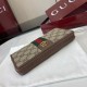 1:1 Replica Gucci Ophidia Zip Around Wallet 838619 Brown Knockoff