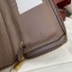 1:1 Replica Gucci Ophidia Zip Around Wallet 838619 Brown Knockoff