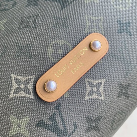 AAA Replica Louis Vuitton Vagabond Hobo Bag M27181 Monogram Green 1:1 Replica Louis Vuitton Vagabond Hobo Bag M27181 Monogram Green Knockoff