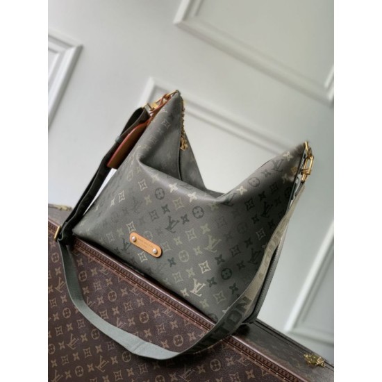 AAA Replica Louis Vuitton Vagabond Hobo Bag M27181 Monogram Green 1:1 Replica Louis Vuitton Vagabond Hobo Bag M27181 Monogram Green Knockoff