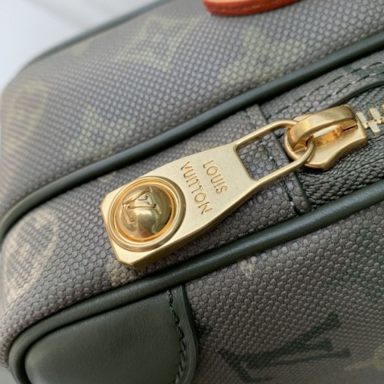 AAA Replica LV Nil Heritage Men's Crossbody Bag M27095 Green 1:1 Replica LV Nil Heritage Men's Crossbody Bag M27095 Green Knockoff