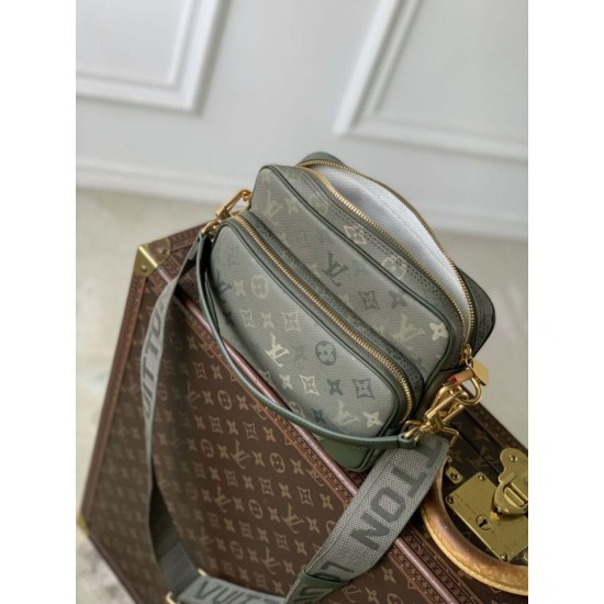 AAA Replica LV Nil Heritage Men's Crossbody Bag M27095 Green 1:1 Replica LV Nil Heritage Men's Crossbody Bag M27095 Green Knockoff