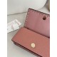 1:1 Replica Valentino Garavani Rockstud Chain Wallet Pink Knockoff