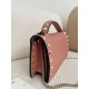 1:1 Replica Valentino Garavani Rockstud Chain Wallet Pink Knockoff
