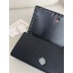 1:1 Replica Valentino Garavani Rockstud Chain Wallet Black Knockoff