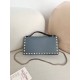 1:1 Replica Valentino Garavani Rockstud Chain Wallet Blue Knockoff