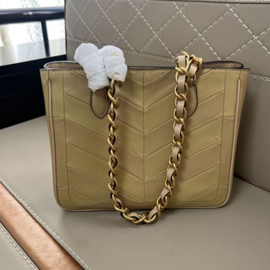 1:1 Replica Valentino Garavani Laseine Small/Medium Tote Bag Brown Knockoff