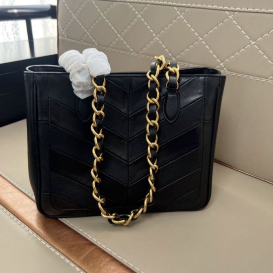 1:1 Replica Valentino Garavani Laseine Small/Medium Tote Bag Black Knockoff