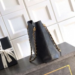 1:1 Replica Chanel Ultimate Soft Hobo Bag Vintage Quilted Small/Medium Black Knockoff