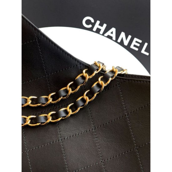 AAA Replica Chanel Ultimate Soft Hobo Bag Vintage Quilted Small/Medium Black 1:1 Replica Chanel Ultimate Soft Hobo Bag Vintage Quilted Small/Medium Black Knockoff