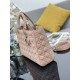 1:1 Replica Dior Lady Dior Large Matte Cannage Handbag with Flap Pink Knockoff