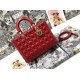 1:1 Replica Dior Lady Dior Large Quilted Lambskin Cannage Bag Red Knockoff