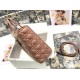 1:1 Replica Dior Lady Dior Large Quilted Lambskin Cannage Bag Brown Knockoff