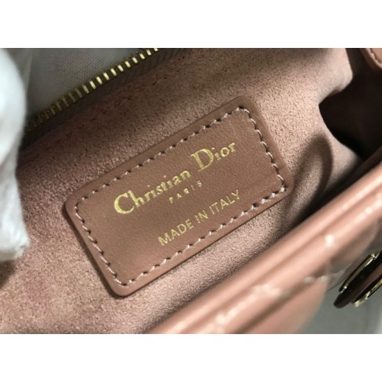 1:1 Replica Dior Lady Dior Large Quilted Lambskin Cannage Bag Brown Knockoff