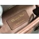 1:1 Replica Dior Lady Dior Large Quilted Lambskin Cannage Bag Brown Knockoff