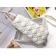 1:1 Replica Dior Lady Dior Large Quilted Lambskin Cannage Bag White Knockoff