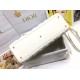 1:1 Replica Dior Lady Dior Large Quilted Lambskin Cannage Bag White Knockoff